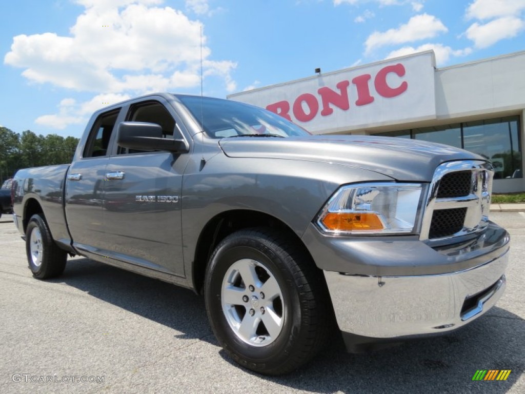 2011 Ram 1500 SLT Quad Cab - Mineral Gray Metallic / Dark Slate Gray/Medium Graystone photo #1