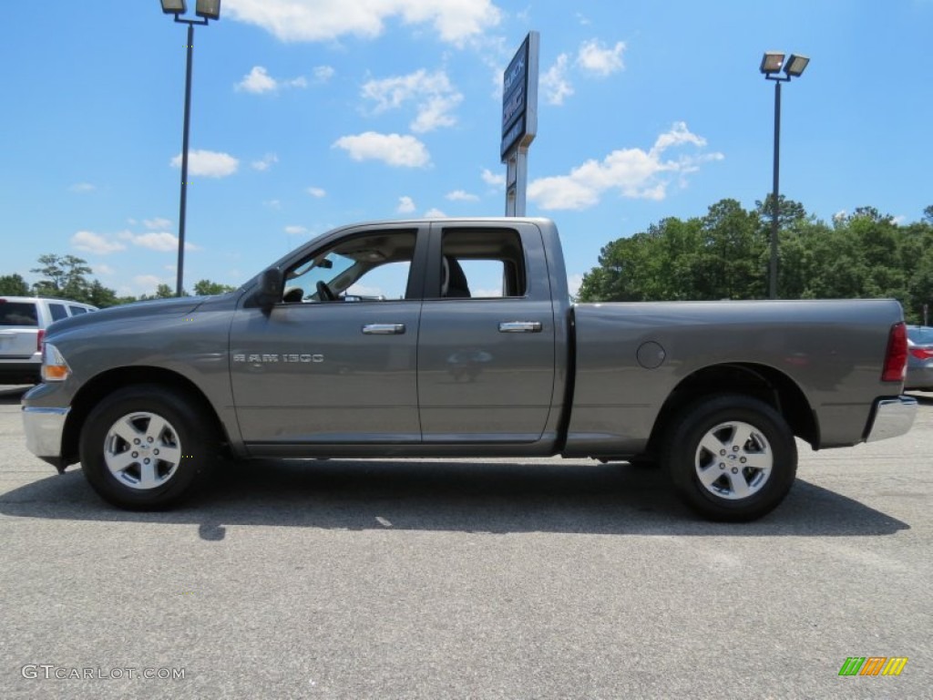 2011 Ram 1500 SLT Quad Cab - Mineral Gray Metallic / Dark Slate Gray/Medium Graystone photo #4