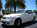 2007 Arctic White Mercedes-Benz CLK 350 Cabriolet  photo #2