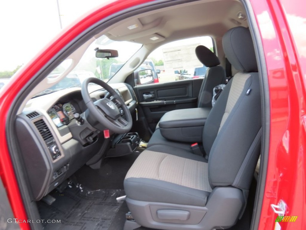 2012 Ram 1500 Express Regular Cab - Flame Red / Dark Slate Gray/Medium Graystone photo #10