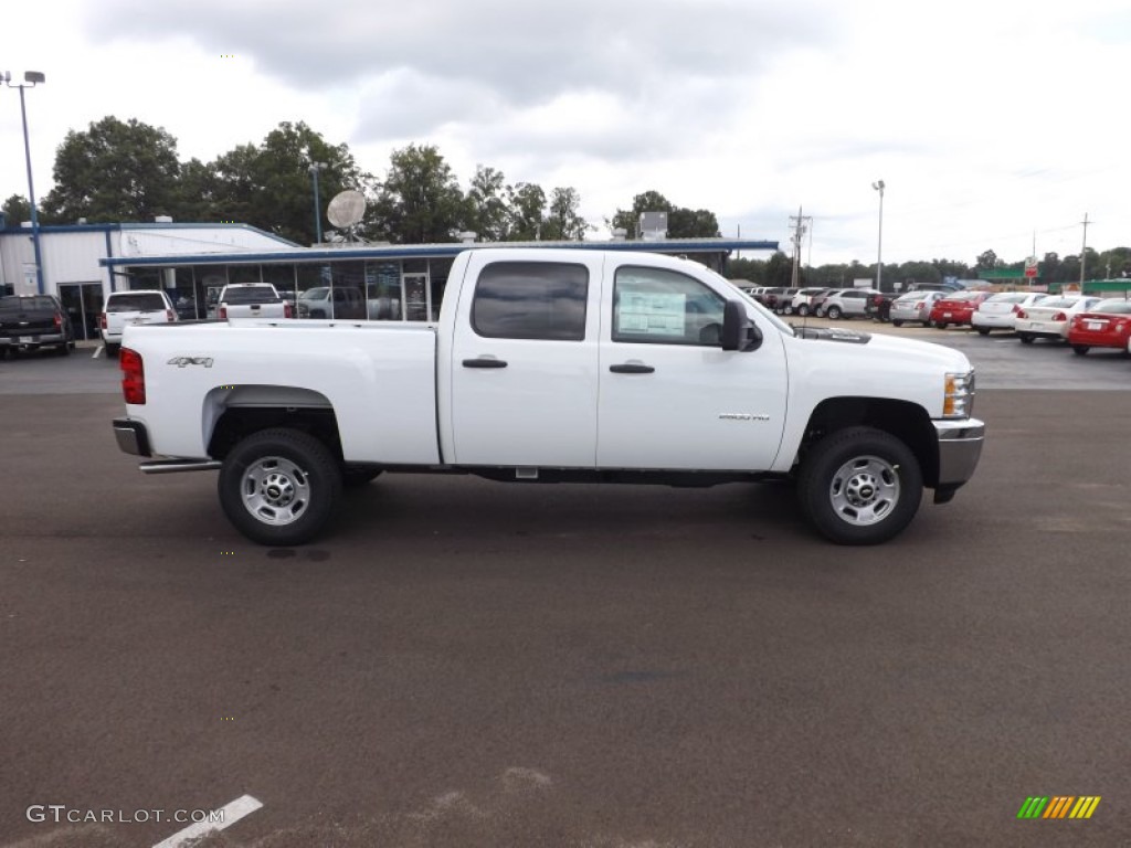 2012 Silverado 2500HD LS Crew Cab 4x4 - Summit White / Dark Titanium photo #6