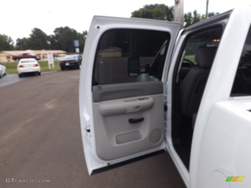 2012 Silverado 2500HD LS Crew Cab 4x4 - Summit White / Dark Titanium photo #17