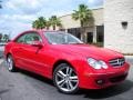 2007 Mars Red Mercedes-Benz CLK 350 Coupe  photo #4