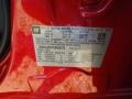 2012 Chevrolet Captiva Sport LT Info Tag