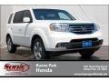 2012 White Diamond Pearl Honda Pilot EX-L  photo #1