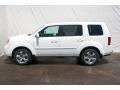 White Diamond Pearl 2012 Honda Pilot EX-L Exterior