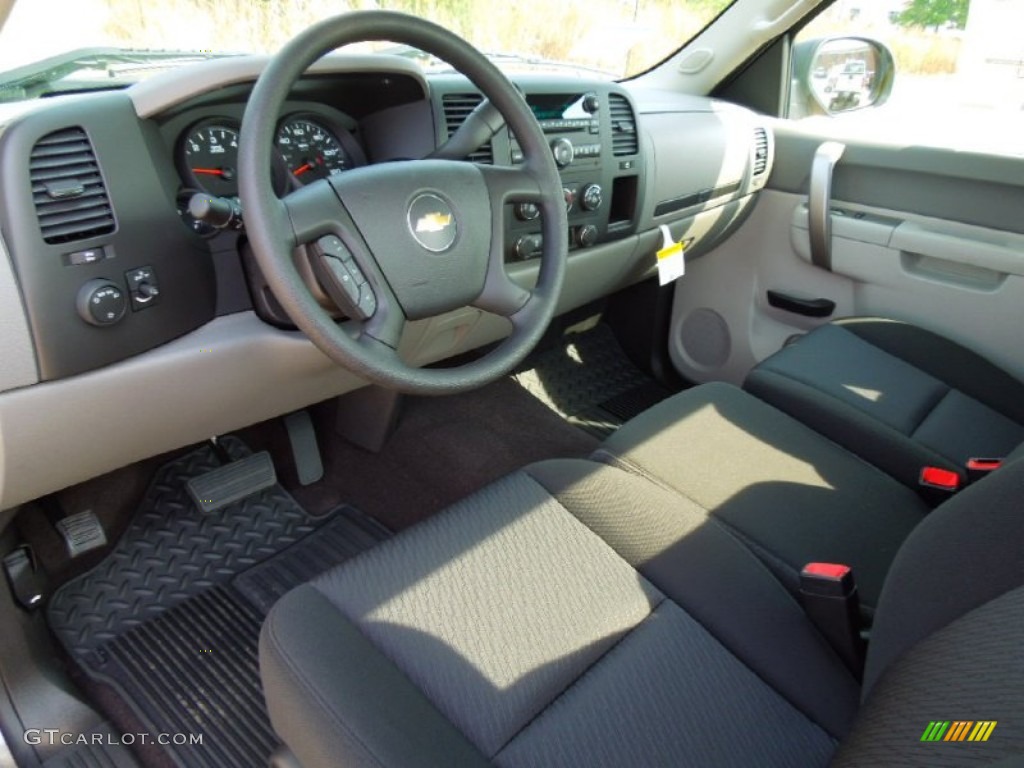 2012 Silverado 1500 LS Regular Cab - Graystone Metallic / Dark Titanium photo #22