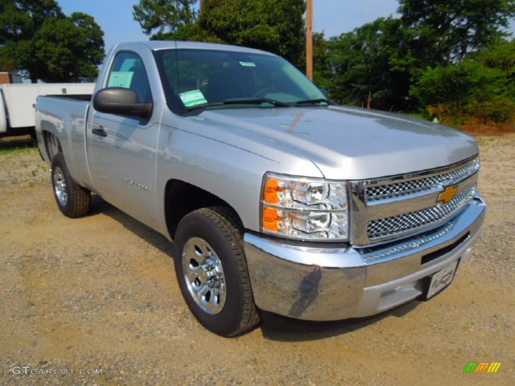 Silver Ice Metallic 2012 Chevrolet Silverado 1500 LS Regular Cab Exterior Photo #66877421