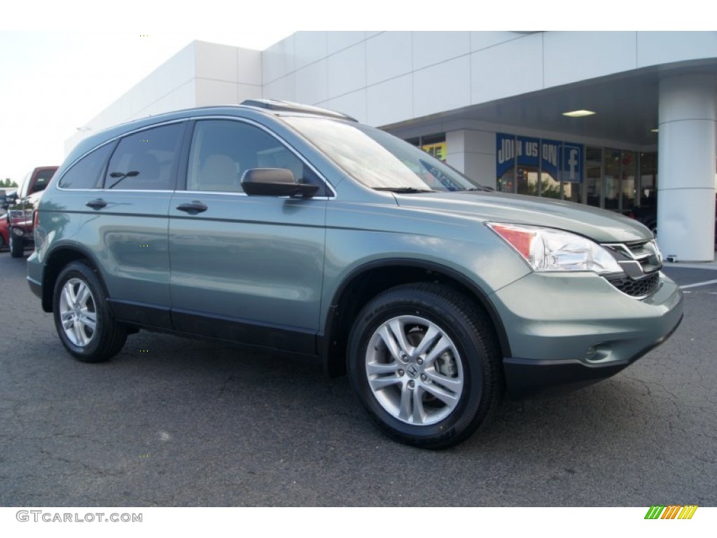 Opal Sage Metallic 2010 Honda CR-V EX Exterior Photo #66877790