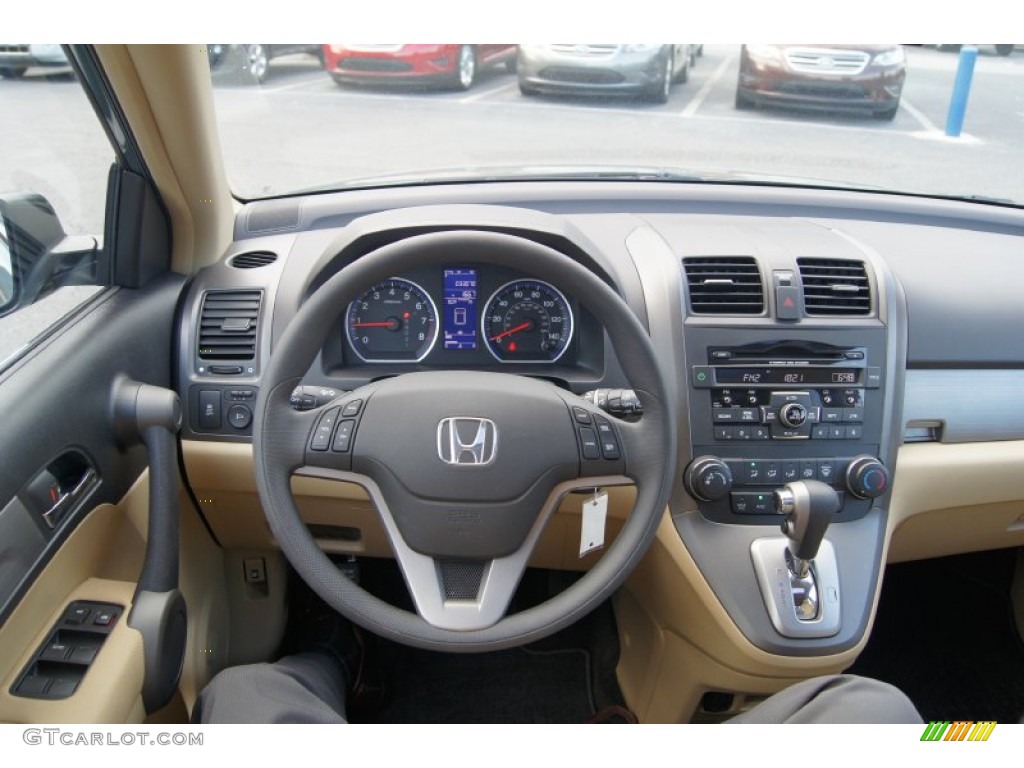 2010 Honda CR-V EX Ivory Dashboard Photo #66877937