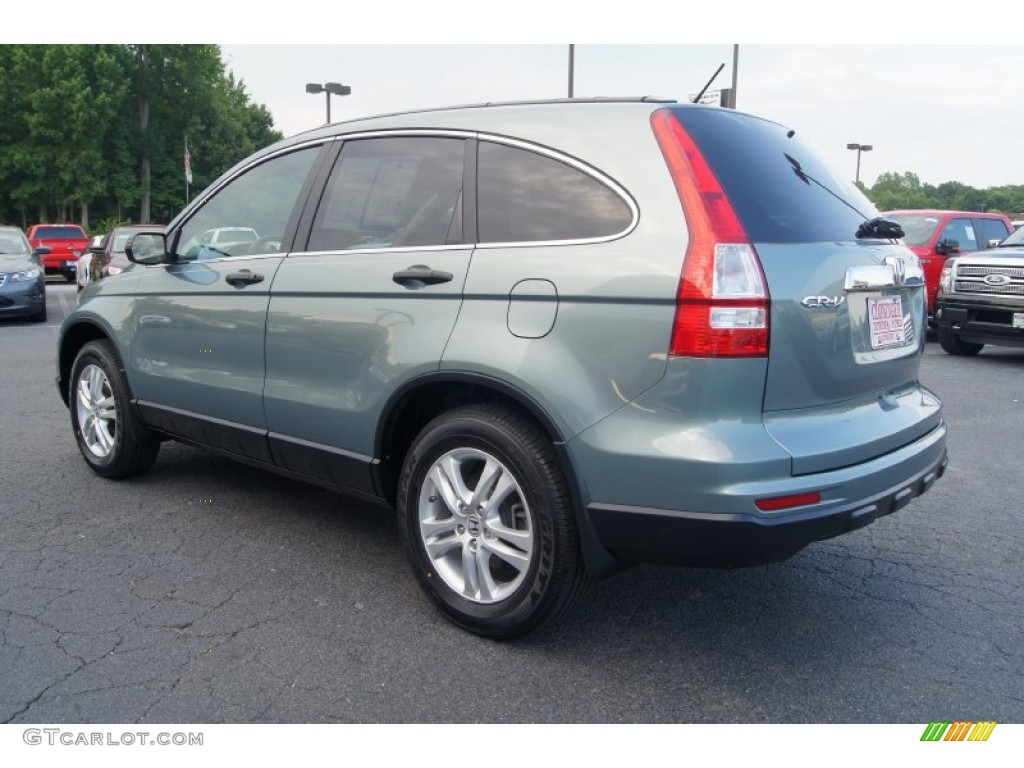 2010 CR-V EX - Opal Sage Metallic / Ivory photo #36