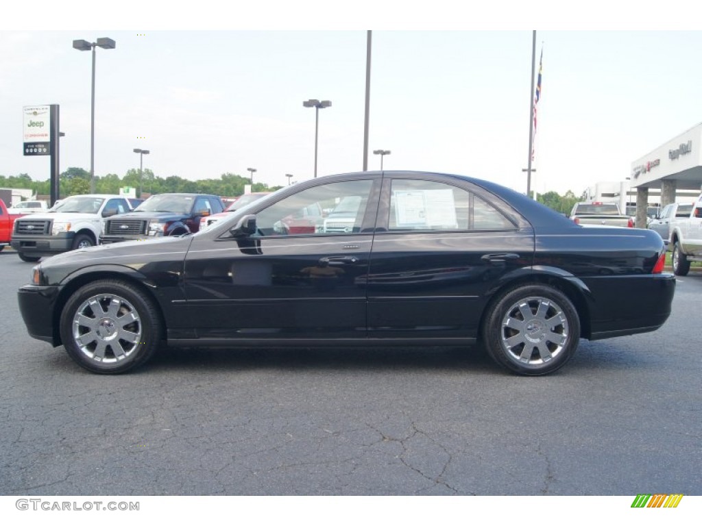 2004 LS V8 - Black Clearcoat / Black photo #5