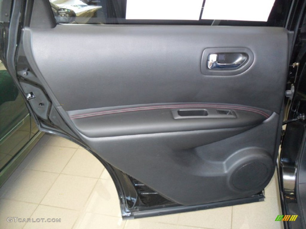 2011 Rogue SL AWD - Wicked Black / Black photo #14