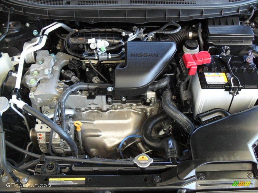 2011 Rogue SL AWD - Wicked Black / Black photo #19