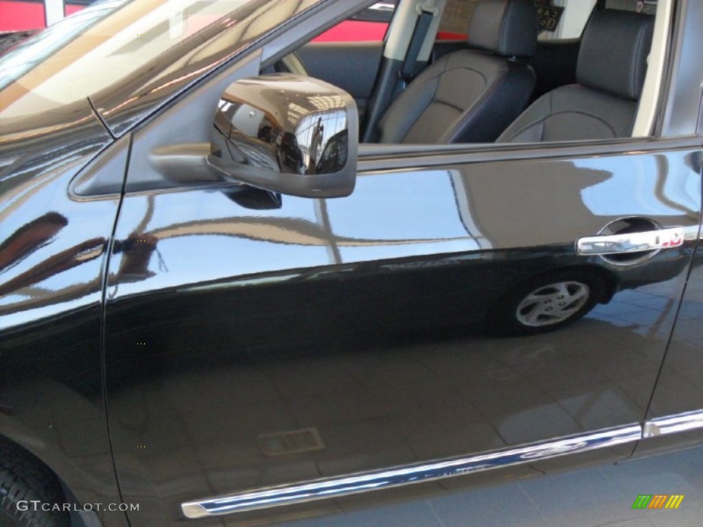 2011 Rogue SL AWD - Wicked Black / Black photo #20