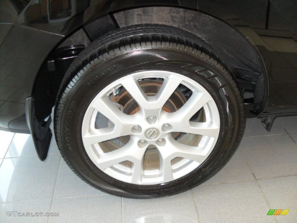 2011 Rogue SL AWD - Wicked Black / Black photo #26