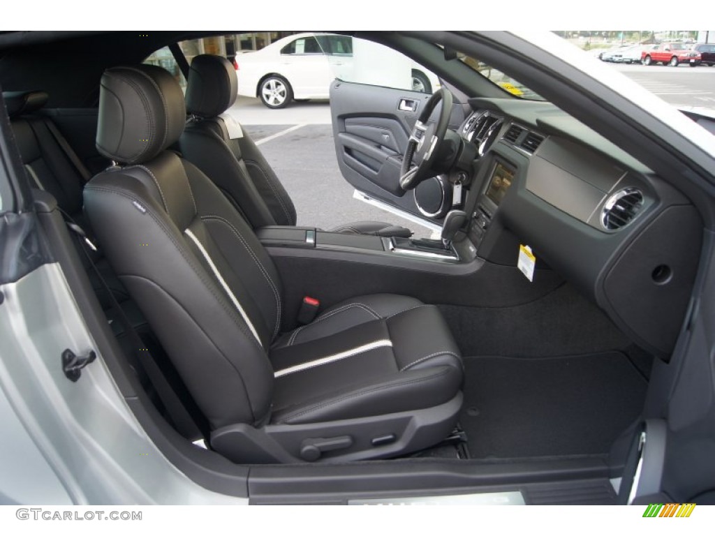 2013 Mustang GT Premium Convertible - Ingot Silver Metallic / Charcoal Black/Cashmere Accent photo #13