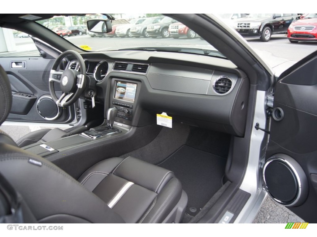 2013 Mustang GT Premium Convertible - Ingot Silver Metallic / Charcoal Black/Cashmere Accent photo #14