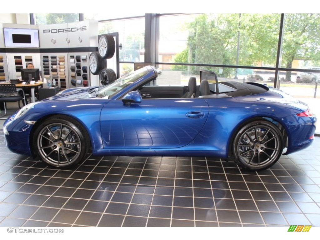 Aqua Blue Metallic 2012 Porsche New 911 Carrera Cabriolet Exterior Photo #66883474