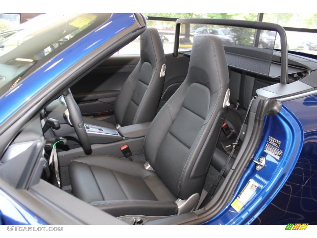 Black Interior 2012 Porsche New 911 Carrera Cabriolet Photo #66883519