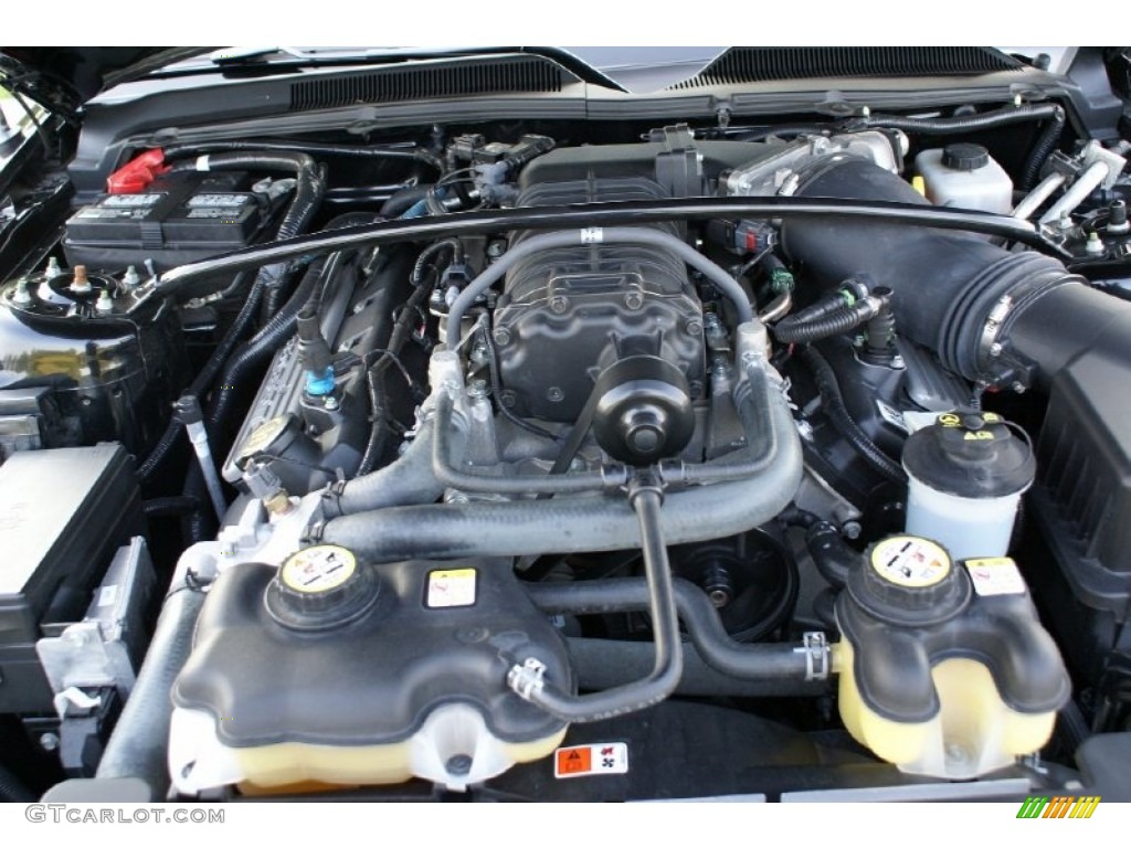 2008 Ford Mustang Shelby GT500 Coupe 5.4 Liter Supercharged DOHC 32-Valve V8 Engine Photo #66884737