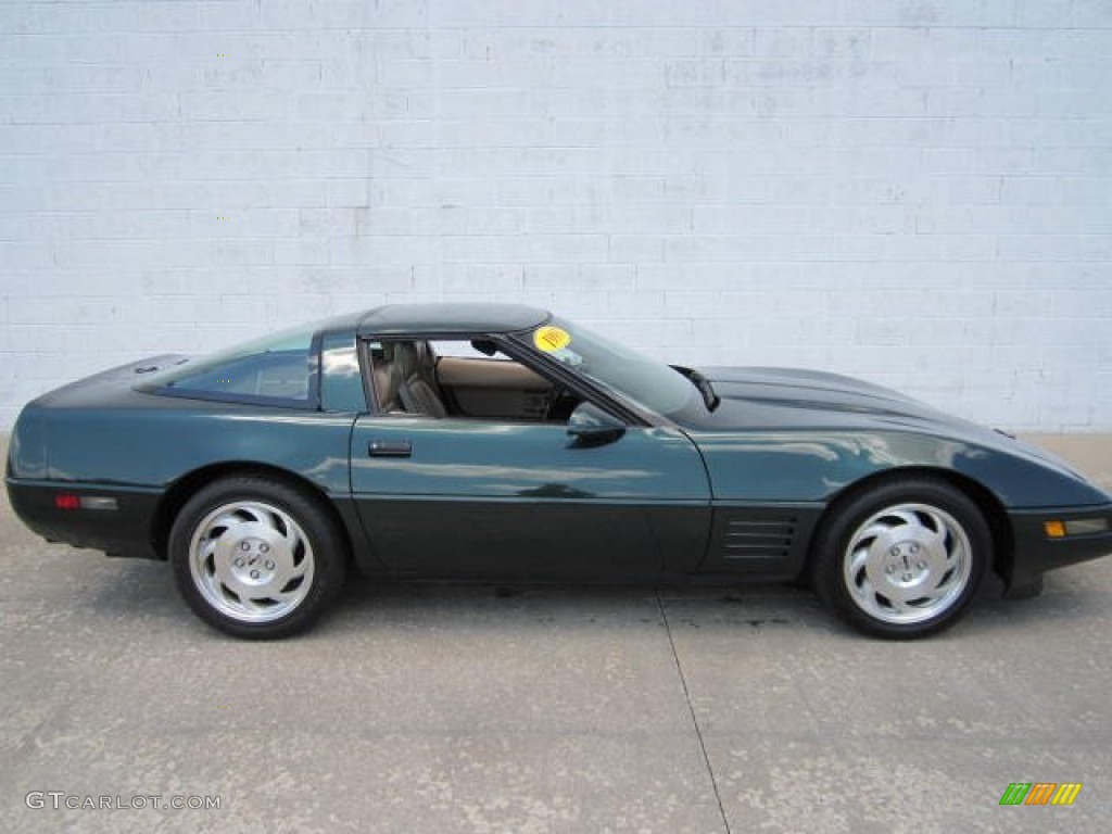 Polo Green Metallic 1993 Chevrolet Corvette Coupe Exterior Photo #66887197