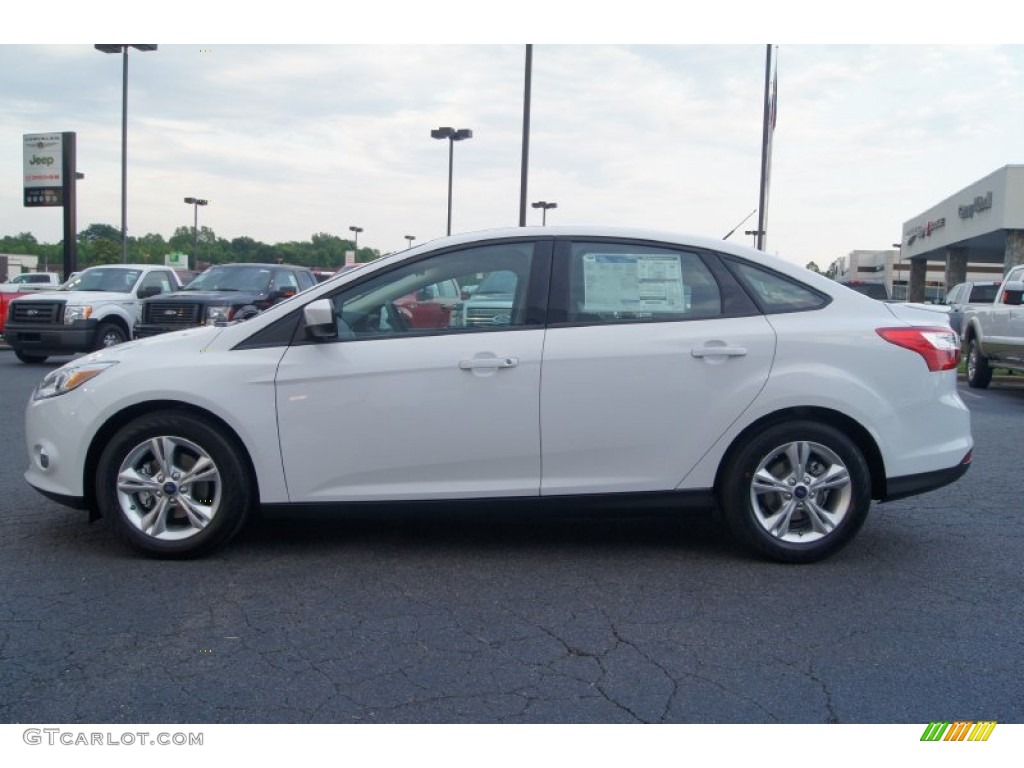 2012 Focus SE Sport Sedan - Oxford White / Two-Tone Sport photo #5