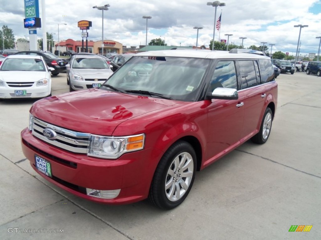 2010 Flex Limited AWD - Red Candy Metallic / Charcoal Black photo #5