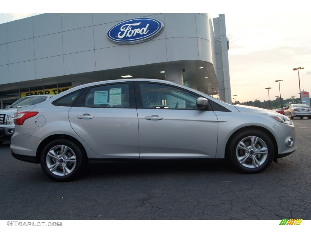 2012 Focus SE Sport Sedan - Ingot Silver Metallic / Two-Tone Sport photo #2