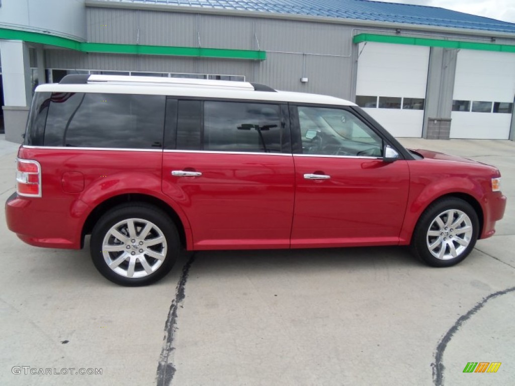 2010 Flex Limited AWD - Red Candy Metallic / Charcoal Black photo #38