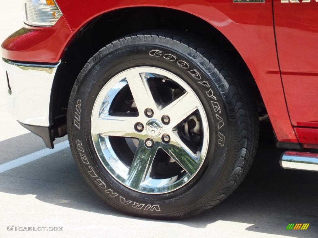 2010 Ram 1500 Lone Star Crew Cab - Inferno Red Crystal Pearl / Dark Slate/Medium Graystone photo #47