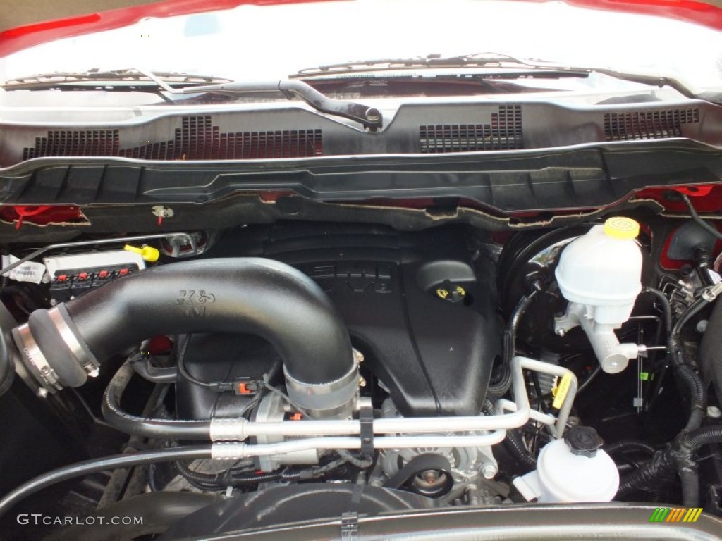 2010 Ram 1500 Lone Star Crew Cab - Inferno Red Crystal Pearl / Dark Slate/Medium Graystone photo #50