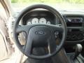 Medium/Dark Flint 2007 Ford Escape XLS Steering Wheel
