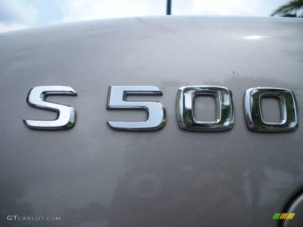 2006 S 500 Sedan - Pewter Metallic / Java photo #9
