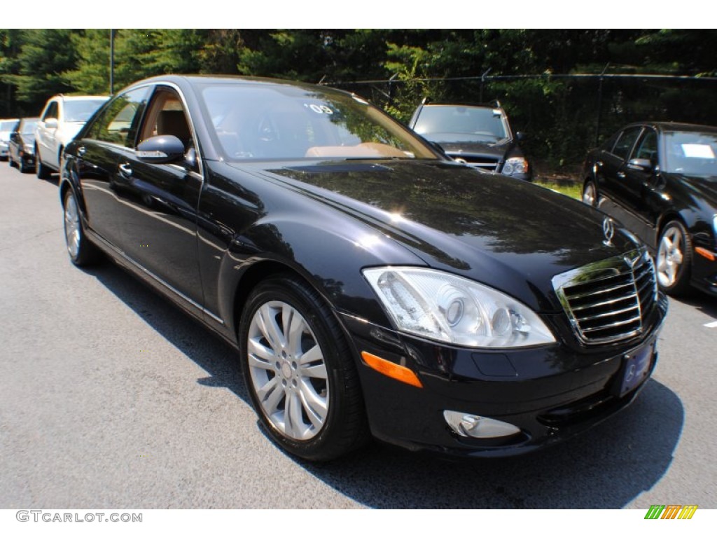 Majestic Black Metallic 2009 Mercedes-Benz S 550 4Matic Sedan Exterior Photo #66891787