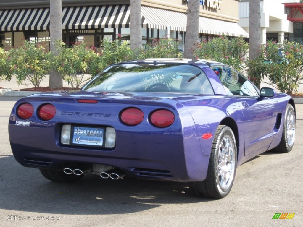 1997 Corvette Coupe - Radar Blue Metallic / Black photo #7