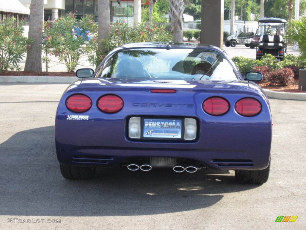 1997 Corvette Coupe - Radar Blue Metallic / Black photo #8
