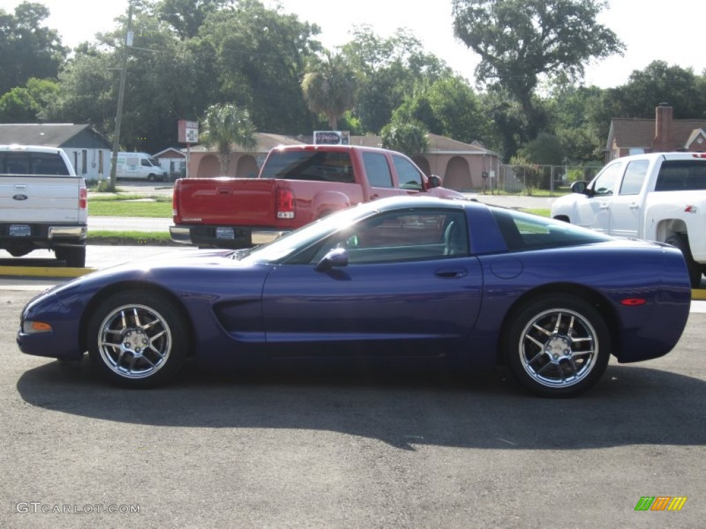 1997 Corvette Coupe - Radar Blue Metallic / Black photo #11