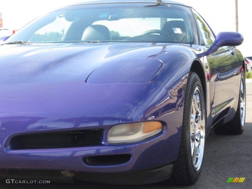 1997 Corvette Coupe - Radar Blue Metallic / Black photo #15