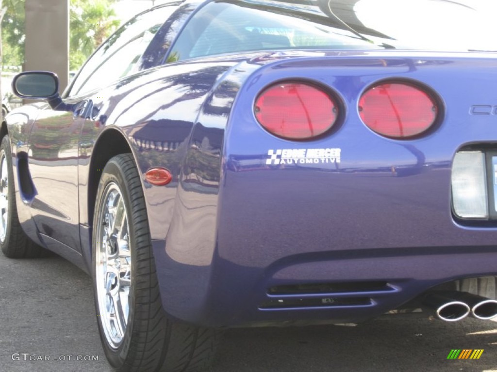 1997 Corvette Coupe - Radar Blue Metallic / Black photo #17