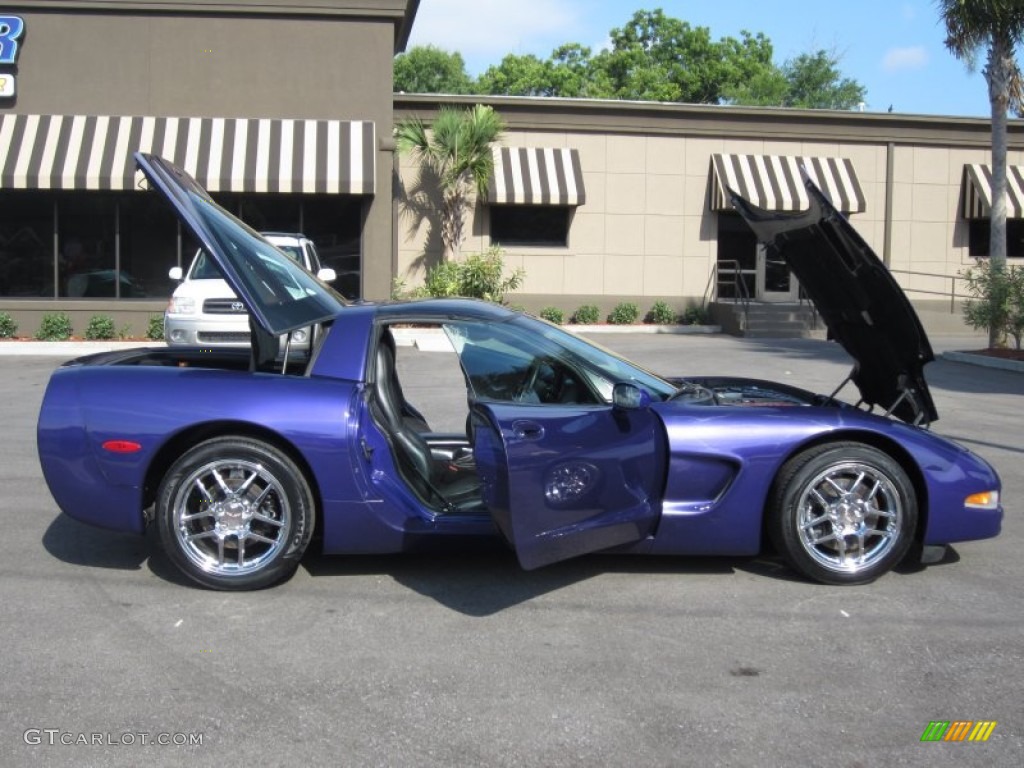 1997 Corvette Coupe - Radar Blue Metallic / Black photo #19