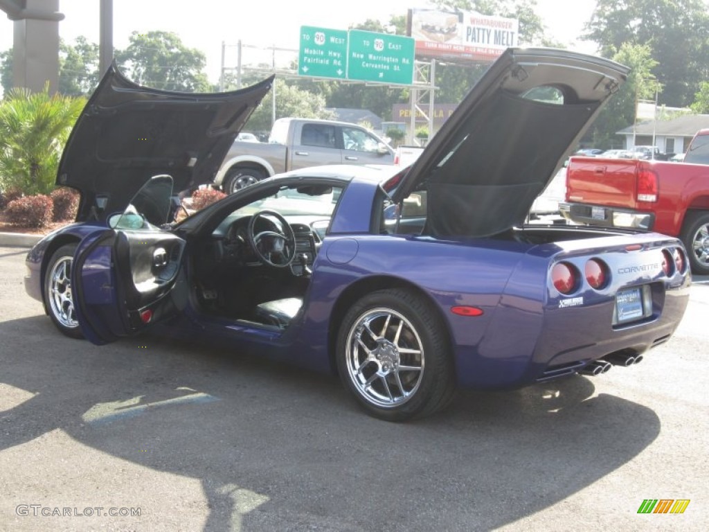 1997 Corvette Coupe - Radar Blue Metallic / Black photo #22
