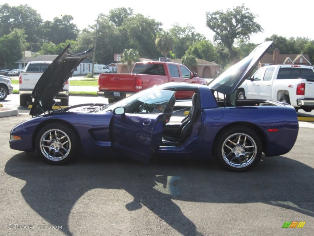 1997 Corvette Coupe - Radar Blue Metallic / Black photo #23