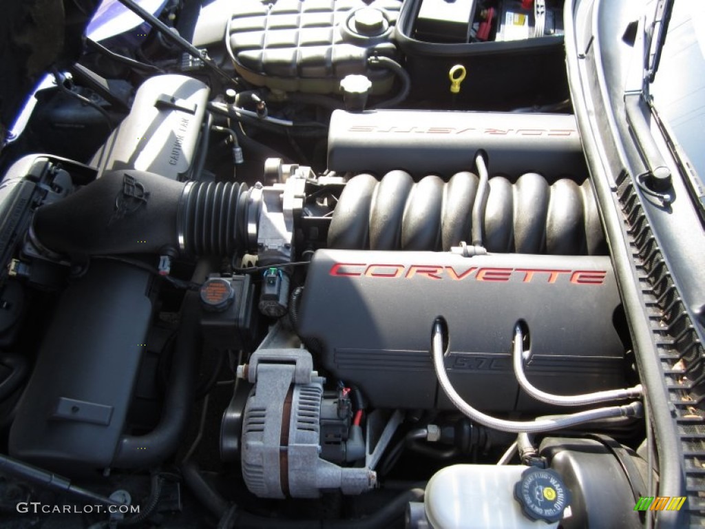1997 Corvette Coupe - Radar Blue Metallic / Black photo #25