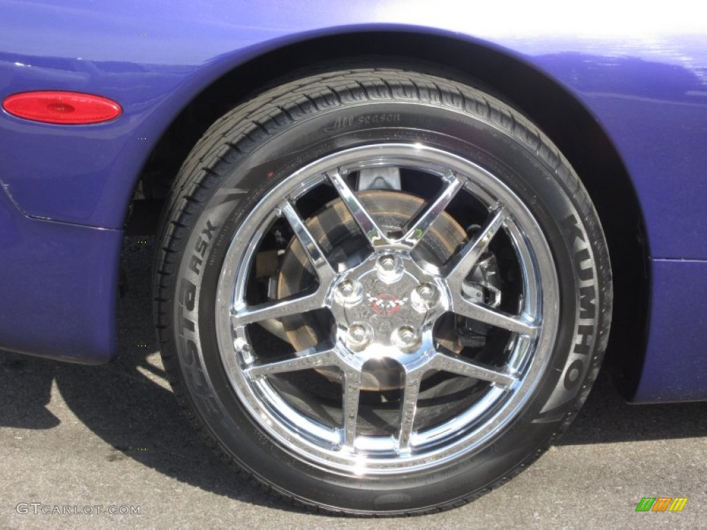 1997 Corvette Coupe - Radar Blue Metallic / Black photo #43