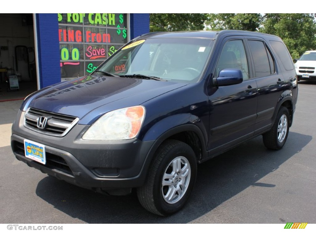 2004 CR-V EX 4WD - Eternal Blue Pearl / Black photo #1