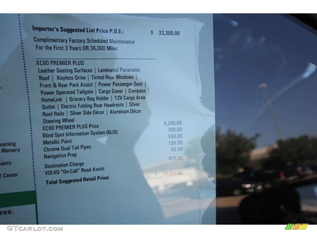 2012 XC60 3.2 - Barrents Blue Metallic / Off Black photo #14