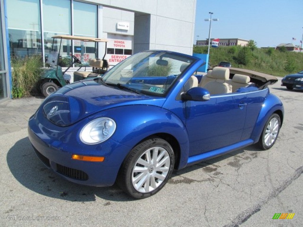 Laser Blue 2008 Volkswagen New Beetle SE Convertible Exterior Photo #66893806