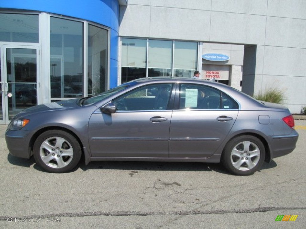 2005 RL 3.5 AWD Sedan - Lakeshore Silver Metallic / Taupe photo #3