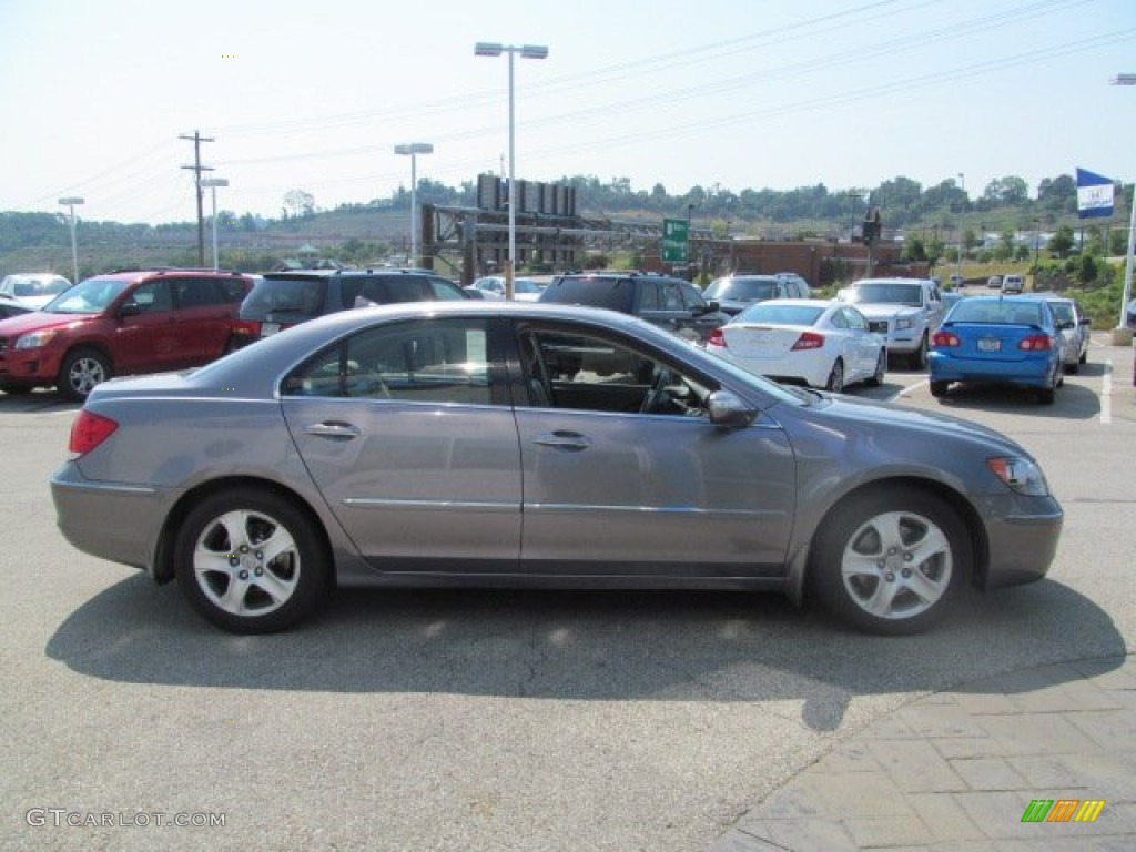 2005 RL 3.5 AWD Sedan - Lakeshore Silver Metallic / Taupe photo #8